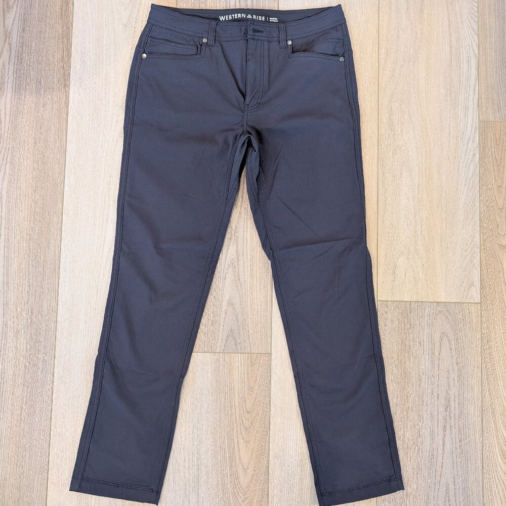 Western Rise Black AT Pant Slim Fit - Men's Size 32